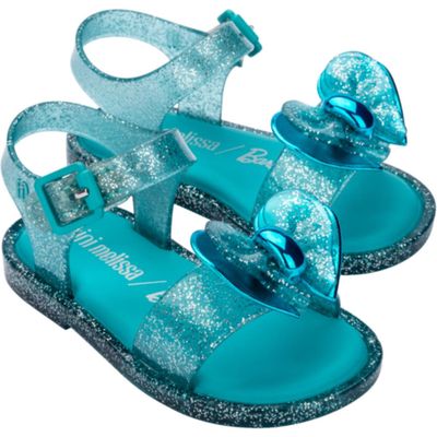 Melissa x Barbie Mini Mar Sandal in Blue