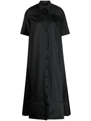 Melitta Baumeister foam-hem midi shirt dress - Black