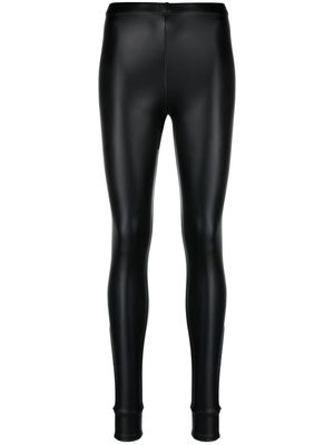 Melitta Baumeister high-waisted faux-leather leggings - Black