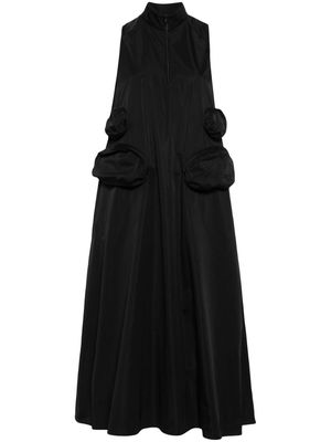 Melitta Baumeister sleeveless flared maxi dress - Black