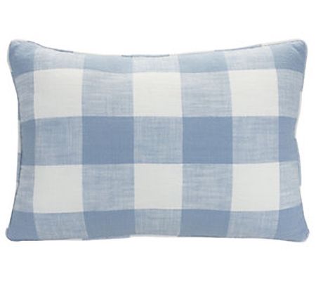 Melrose Plaid Cotton Pillow