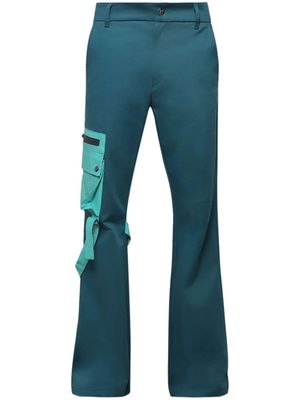 MEMBERS OF THE RAGE flared cargo trousers - Green