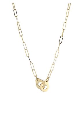 Menottes Dinh Van R10 18K Yellow Gold Handcuff Chain Necklace