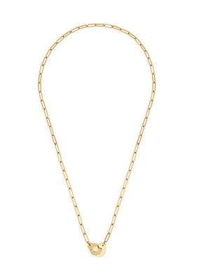 Menottes Dinh Van R12 18K Yellow Gold Pendant Necklace