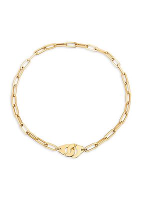 Menottes Dinh Van R15 18K Yellow Gold Chain Necklace