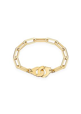 Menottes R15 18K Yellow Gold Handcuff Bracelet
