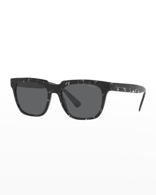 Men's 04YS Abstract Acetate Sunglasses
