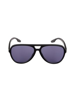 Men's 06WS 59MM Aviator Sunglasses - Black