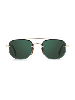 Men's 1078/S 53MM Aviator Sunglasses - Green Gold - Green Gold