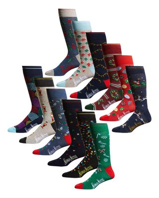 Men's 12-Pack Holiday Socks