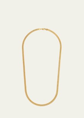 Men's 14K Yellow Gold XL Heavy Cuban Chain Necklace, 5.7mm, 24"L