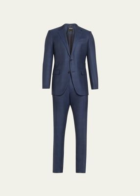 Men's 15milmil15 Micro-Plaid Suit