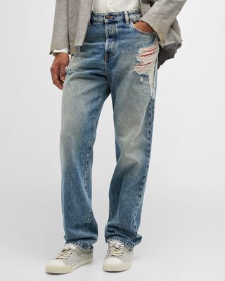 Men's 1955 Relaxed-Fit Destroyed Jeans