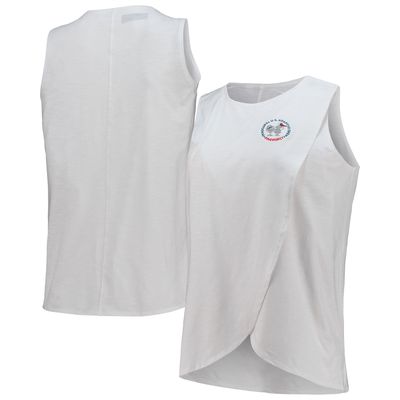 Men's 2022 U.S. Adaptive Open MagnaReady Adaptive White Tank Top with Magnetic Closures