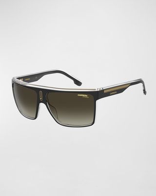 Men's 22/N Flat-Top Rectangle Sunglasses