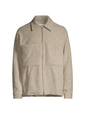 Men's 23.5 Isak Zip 5239 Shirt Jacket - Cement - Size Small