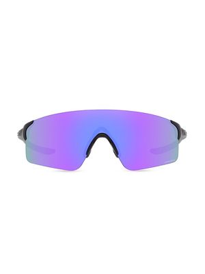 Men's 38MM Evzero Blades Plastic Sunglasses - Matte Black - Matte Black