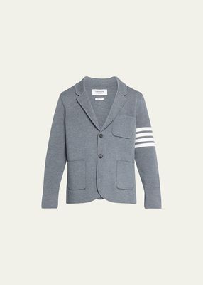 Men's 4-Bar Knit Sport Coat