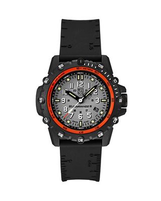 Men's 44mm Commando 3300 Series Watch with Rubber Strap