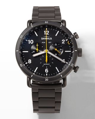 Men's 45mm Canfield Sport Chrono Bracelet Watch