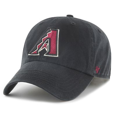 Men's '47 Black Arizona Diamondbacks Franchise Logo Fitted Hat