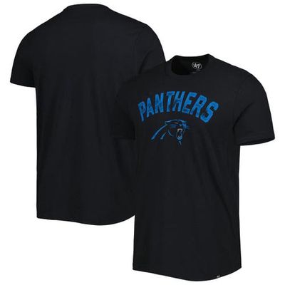 Men's '47 Black Carolina Panthers All Arch Franklin T-Shirt