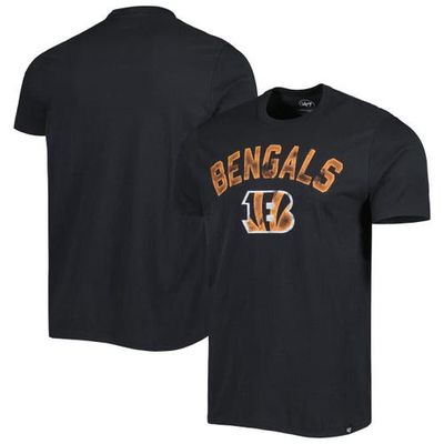 Men's '47 Black Cincinnati Bengals All Arch Franklin T-Shirt