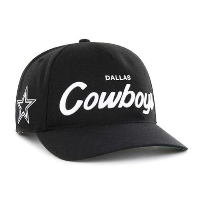Men's '47 Black Dallas Cowboys Attitude Hitch Adjustable Hat