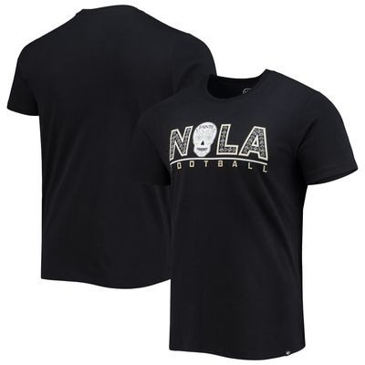 Men's '47 Black New Orleans Saints Local T-Shirt