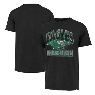 Men's '47 Black Philadelphia Eagles Amplify Franklin T-Shirt