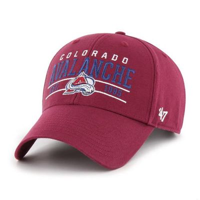 Men's '47 Burgundy Colorado Avalanche Centerline MVP Adjustable Hat