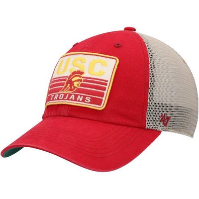 Men's '47 Cardinal USC Trojans Four Stroke Clean Up Trucker Snapback Hat