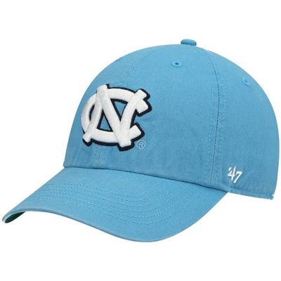 Men's '47 Carolina Blue North Carolina Tar Heels Team Franchise Fitted Hat in Light Blue