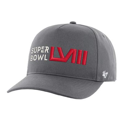 Men's '47 Charcoal Super Bowl LVIII Hitch Adjustable Hat
