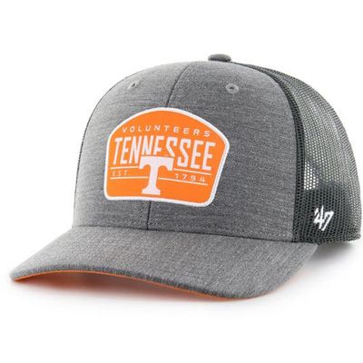 Men's '47 Charcoal Tennessee Volunteers Slate Trucker Snapback Hat