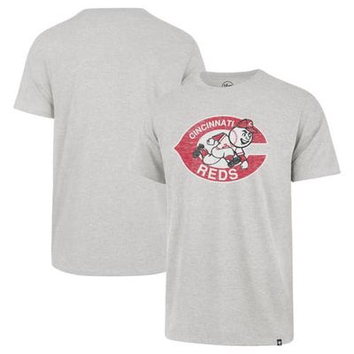 Men's '47 Gray Cincinnati Reds Premier Franklin T-Shirt