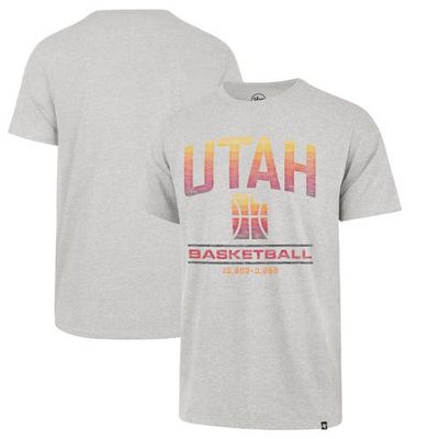 Men's '47 Gray Utah Jazz 2021/22 City Edition Elements Franklin T-Shirt