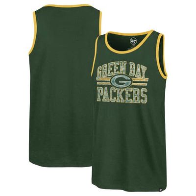 Men's '47 Green Green Bay Packers Winger Franklin Tank Top