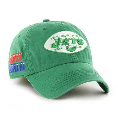 Men's '47 Kelly Green New York Jets Sure Shot Franchise Fitted Hat
