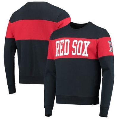 Men's '47 Navy Boston Red Sox Interstate Pullover Sweatshirt