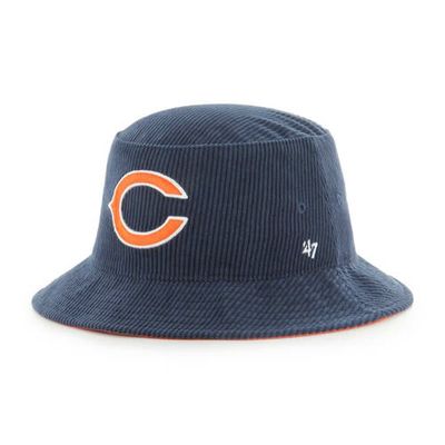 Men's '47 Navy Chicago Bears Thick Cord Bucket Hat