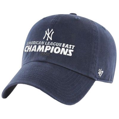 Men's '47 Navy New York Yankees 2022 AL East Division Champions Clean Up Adjustable Hat