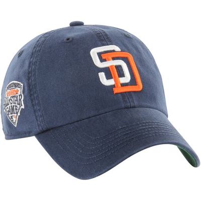 Men's '47 Navy San Diego Padres Sure Shot Classic Franchise Fitted Hat