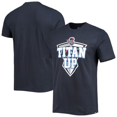 Men's '47 Navy Tennessee Titans Regional Super Rival Titan Up T-Shirt