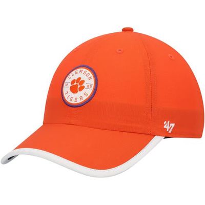 Men's '47 Orange Clemson Tigers Microburst Clean Up Adjustable Hat