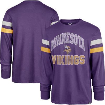 Men's '47 Purple Minnesota Vikings Irving Long Sleeve T-Shirt