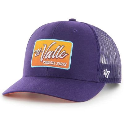 Men's '47 Purple Phoenix Suns 2023/24 City Edition Trucker Adjustable Hat