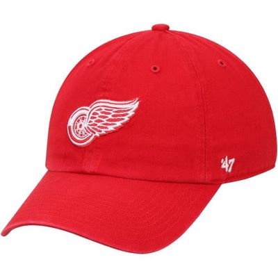 Men's '47 Red Detroit Red Wings Clean Up Adjustable Hat