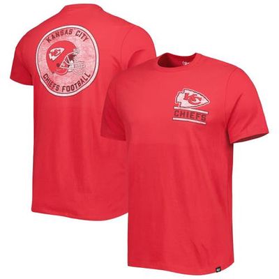 Men's '47 Red Kansas City Chiefs Open Field Franklin T-Shirt