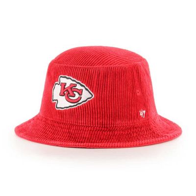 Men's '47 Red Kansas City Chiefs Thick Cord Bucket Hat